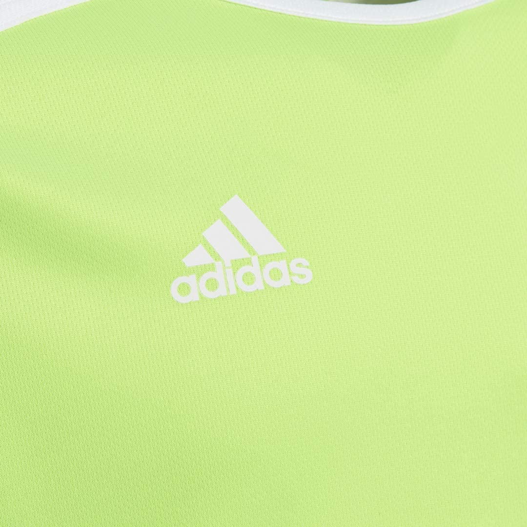 Jersey adidas Entrada 18 m/c Solar Green-White - Fútbol Emotion