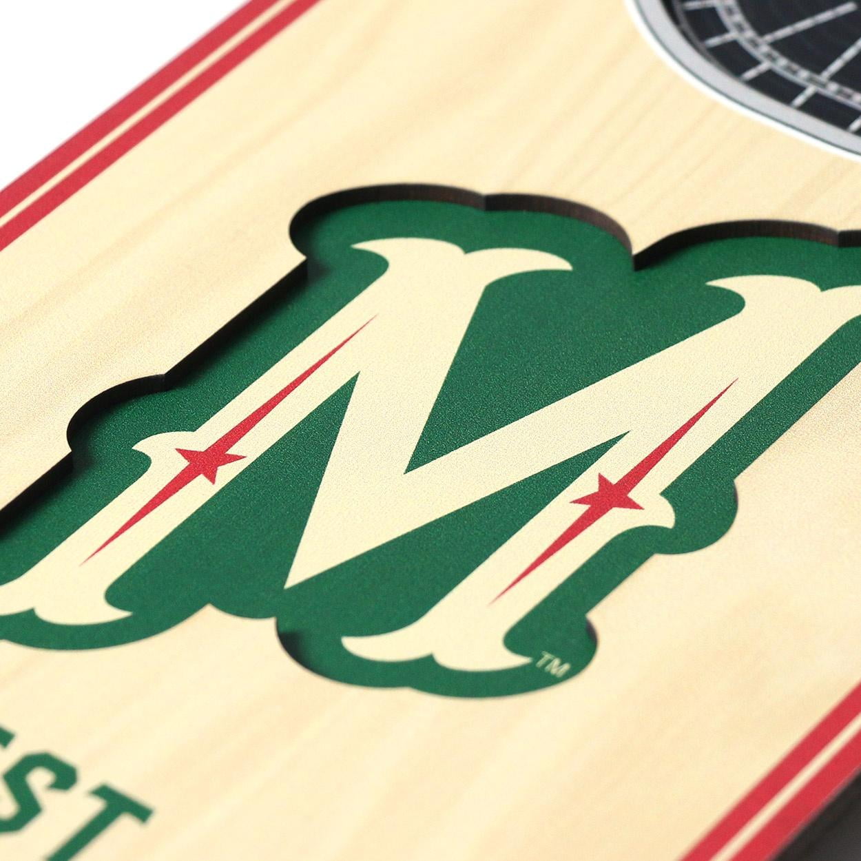 YouTheFan NHL Minnesota Wild 3D STADIUM BANNER 6X19