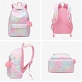 thumbnail image 5 of Mochila Escolar para Niñas y Niños Mayores de 8 Años, Mochila Lisa para Computadora Portátil de 14 Pulgadas, Mochilas Escolares Repelentes al Agua Mochila Informal para Viajes Escolares, 5 of 5
