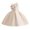 Beige, variant on Bmisegm Girls Dress One Shoulder Flower Satin Cloth Piano Pageant Gown for Kid Party Outfits Pink