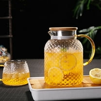HOOWIFFY Carafe Jug Water Carafe Heat-Resistant 1Pc