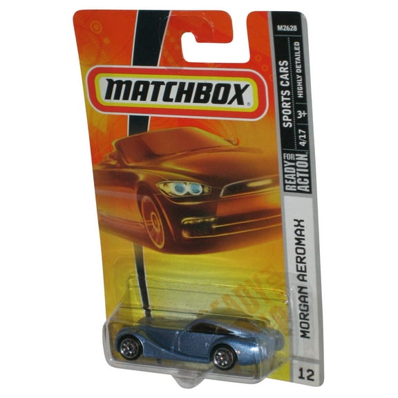 Matchbox Sports Cars (2007) Morgan Aeromax Blue Die-Cast Toy Car #12