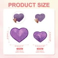 thumbnail image 2 of Parches de Lentejuelas en Forma de Corazón Uxcell para Planchar, Parche Bordado para Ropa y Accesorios Morado, 2 of 6