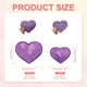 thumbnail image 2 of Parches de Lentejuelas en Forma de Corazón Uxcell para Planchar, Parche Bordado para Ropa y Accesorios Morado, 2 of 6