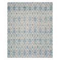 thumbnail image 1 of Safavieh Marbella Collection MRB312D Handmade Premium Wool Area Rug, 10' x 14', Dark Blue / Ivory, 1 of 2