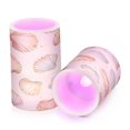 thumbnail image 7 of Yayeee Flameless Candles with Remote Flickering Battery Operated Multi Color Changing, Beige Seashell, 7 of 7