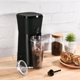 Mainstays Iced Coffee Maker with 20 fl oz Reusable Tumbler and Filter