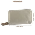 thumbnail image 4 of Unique Bargains Portable Cosmetic Bag Travel Makeup Bag Storage Bag Waterproof Nylon 1 Pcs Khaki Beige, 4 of 7