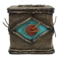 thumbnail image 2 of Rustic Country Western Turquoise Bullseye Faux Branch Wood Tissue Box Cover, 2 of 5