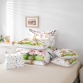 thumbnail image 4 of Erosebridal Easter Rabbit Bedding Sets Twin Size,Floral Eggs Comforter Sets with Sheets,Animal Bedroom Decor,Reversible,7pcs, 4 of 5