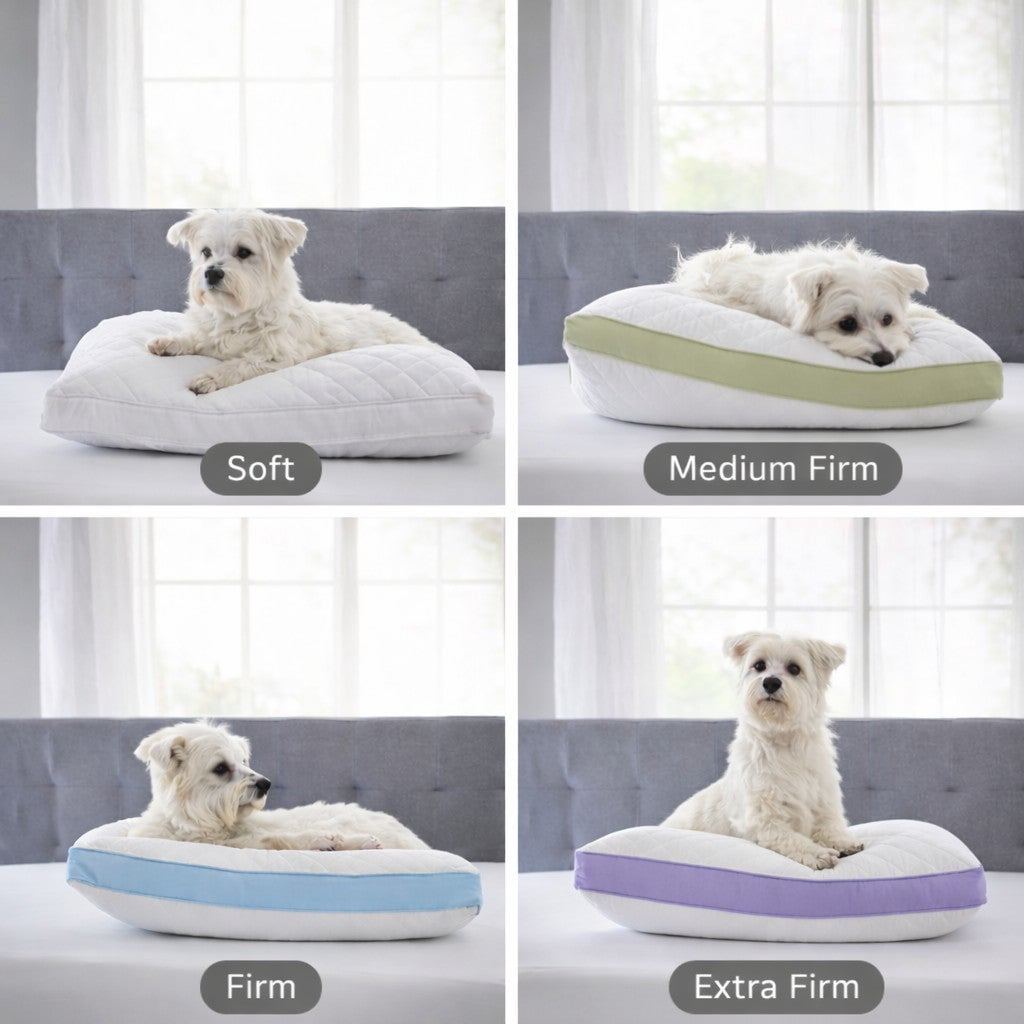 BrylaneHome Gusseted Density Pillow 2-Pack