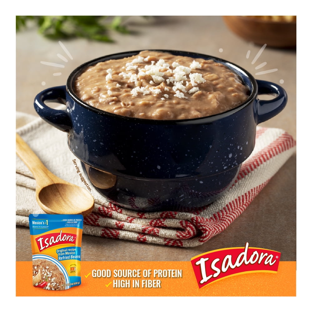 Isadora Original Recipe Refried Beans 15.2 Oz