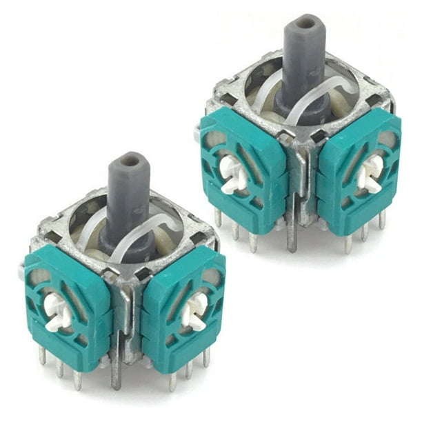 Flmtop 2Pcs Analog Thumb Joystick Repair Parts Dualshock