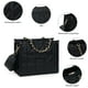 thumbnail image 4 of Bolso de mano Chinllo con cadenas acolchadas, monedero tipo Stachel E.Black-S para mujer, 4 of 6