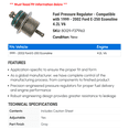 thumbnail image 2 of Fuel Pressure Regulator - Compatible with 1999 - 2002 Ford E-250 Econoline 4.2L V6 2000 2001, 2 of 2