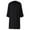 Black, variant on KIHOUT Winter Warm Coats Men Solid V-neck Pullover Long-sleeved Stage Costume Cosplay Coat Blouse,Size M-XL