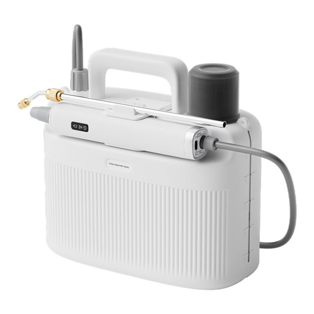Rociador De Agua Pulverizador de agua de 5 l, 2200 mAH, equipo de caja de pulverización de lavado portátil (sin tubo de extensión) Ehuebsd Libre de BPA