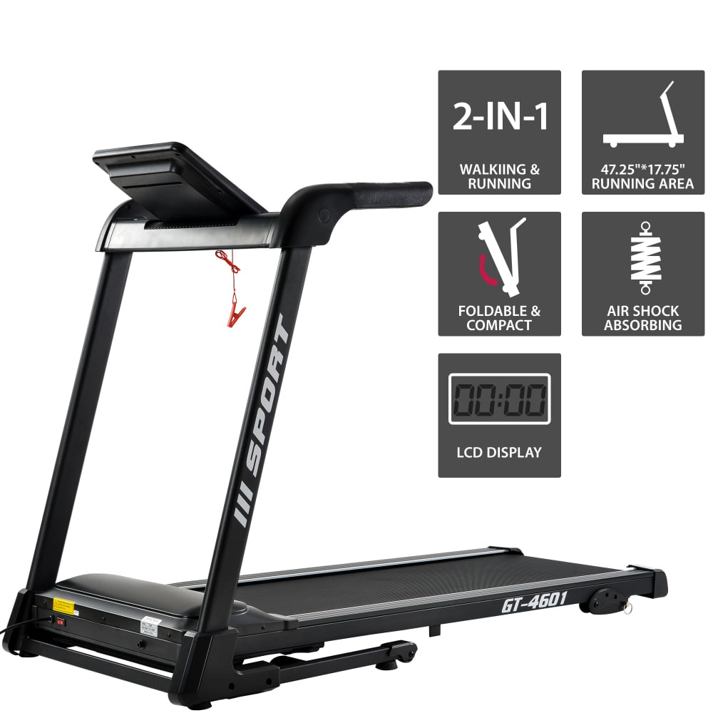 Details about   2.25 HP/ 2.5HP Treadmill Electric Motorized Folding 2 in1 Running Machine Office 