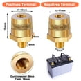 thumbnail image 2 of Charging Post Extender, M8 Thread Male Brass Battery Terminal Connectors Ensuring Easy Installation And Wide Range of Applications In Vehicles, Reduces Voltage Distortion, 2 of 7