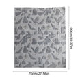 thumbnail image 3 of Dmlowu Halloween Flannel Throw Blanket, Warm Fluffy Blankets with Ghost Festival Print, Gifts for Women Men Halloween Thanksgiving Christmas, 39x27in, 3 of 8