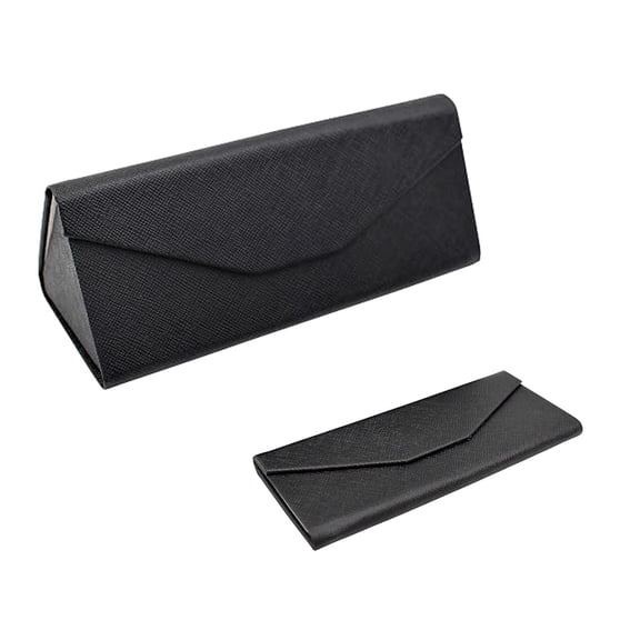 SkyZenith Foldable Glasses Case for Men Women, Folding Hard Shell Sunglass Holder