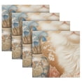 thumbnail image 5 of Satin Native Fab Cotton Dinner Napkin Fluffy Companion with Blooms Reusable, 5 of 8
