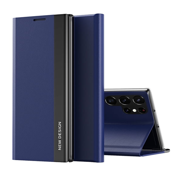 Flip Case for Samsung Galaxy S26 Ultra, Premium PU Leather Magnetic Adsorption Shockproof Folio Stand Phone Cover for Samsung Galaxy S26 Ultra, Darkblue