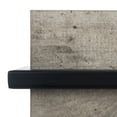 thumbnail image 6 of SAFAVIEH Jett Mid-Century Modern Square Accent Table, Light Grey/Black, 6 of 7