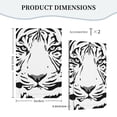 thumbnail image 5 of ZICANCN Outlet Covers Wall Plate, Tiger Pattern Animal Design Light Switch Cover Decorative, Duplex Toggle Combo 1-Gang, 5 of 9