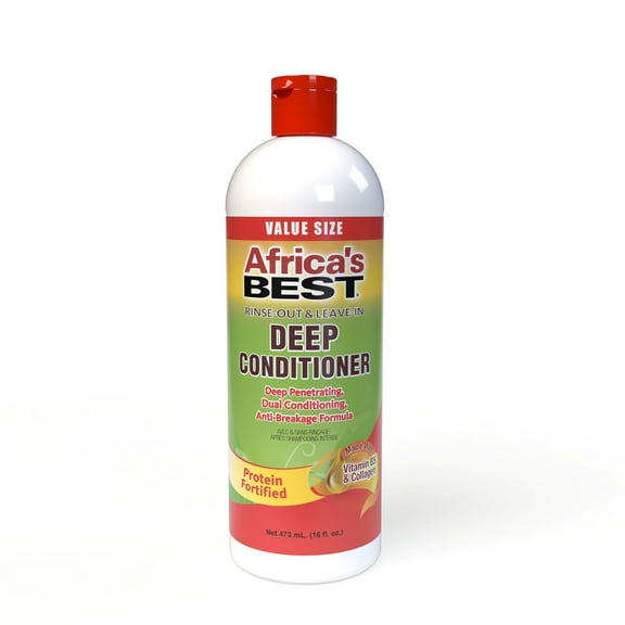 Africa’s Best Rinse-Out and Leave-In Deep Conditioner, 16 fl oz