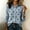 Light Blue, variant on Endives Cardigan Sweaters for Women Denim Collar Button-Front Ribbed Knit Cardigan Sweater Long Sleeve Casual Fall Top M