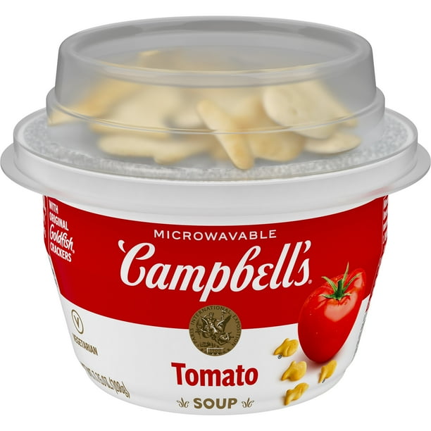Campbell's Ready to Serve Classic Tomato Soup with Original Goldfish