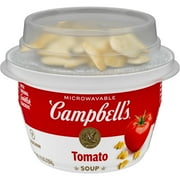 Campbell's Ready to Serve Classic Tomato Soup with Original Goldfish Crackers, 7.35 oz Microwavable Bowl