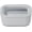 Gray, variant on Caraway Mini Rectangle Food Storage Container - 2.6 Cup Glass Storage Container for Food - Non-Toxic Ceramic-Coated Glass - Air Release Technology - Compact & Stackable Design - Cream