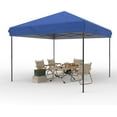 thumbnail image 1 of Carpa Plegable Pop-Up de 10x10 pies, Tienda Exterior Impermeable con Protección UV, Altura Ajustable, Montaje Instantáneo, Bolsa con Ruedas y Kit Completo, 1 of 7