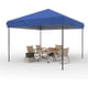 thumbnail image 1 of Carpa Plegable Pop-Up de 10x10 pies, Tienda Exterior Impermeable con Protección UV, Altura Ajustable, Montaje Instantáneo, Bolsa con Ruedas y Kit Completo, 1 of 7