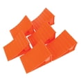thumbnail image 1 of Husky Towing Wheel Chock 95036 Bright Orange; Plastic; Pack of 6, 1 of 3