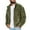 Army Green, variant on Mens Jacket Cardigan Fleece Long Sleeve Full Zip Open Front Thermal Coat Fall Winter Outwear for Cold Weather with Soft and Warm Materials Perfect for Layering,Black,2XL