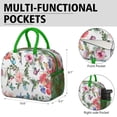 thumbnail image 6 of Womens Pioneer Flower Floral Print Pattern Lunch Box for Work,Insulated Lunch Bag for Women,Loncheras Para Mujer,Leakproof Adult Lunch Bag for Work,Beach,Travel,Picnic,Camping, 6 of 7