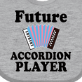 thumbnail image 4 of Inktastic Future Accordion Player Childs Boys or Girls Baby Bib, 4 of 4