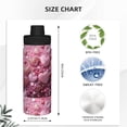 thumbnail image 3 of Susaid Pink Glitter Heart Candy Print 18oz Sports Insulated Kettle Stainless Steel Water Bottle Leakproof Sport Flask, 3 of 7