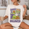 thumbnail image 4 of PAVIG Spooky Club Halloween Shirt, Ghost Pumpkin Witch Garment-Dyed Tee, 4 of 8