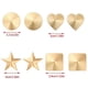 thumbnail image 3 of Women's Metal Nipple Covers Reusable Self Adhesive Silicone Pasties Raves Breast Petals Sticky Bras Nipple Stickers Style 9, 3 of 5