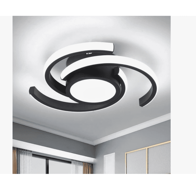 Lámpara De Techo Led De Curva