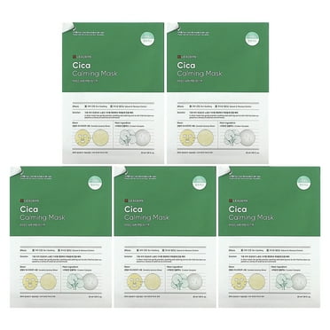 Leaders Cica Calming Beauty Mask, 5 Sheets, 1.01 fl oz (30 ml) Each