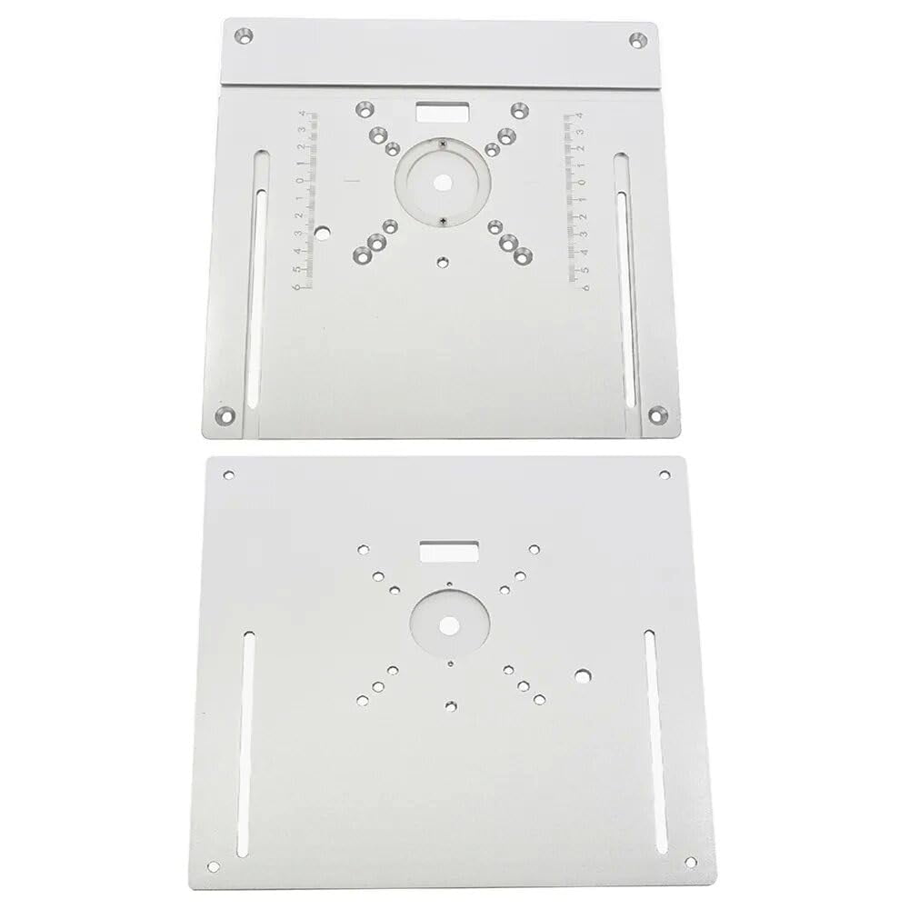 Router Table Insert Plate with Fixed Chassis Support Table Saw Workbench Woodworking Tools Trimmer Engraving Machine