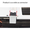 thumbnail image 2 of HELIAHO GPU PCIe 5.0 Connector, 600W 12V 180 Degree Angle HPWR ATX3.0 Power Adapter Board, 16P to 16P Male to Female GPU Power Supply for Desktop Graphics Card (PH316 Silver) CJ911-11876, 2 of 9