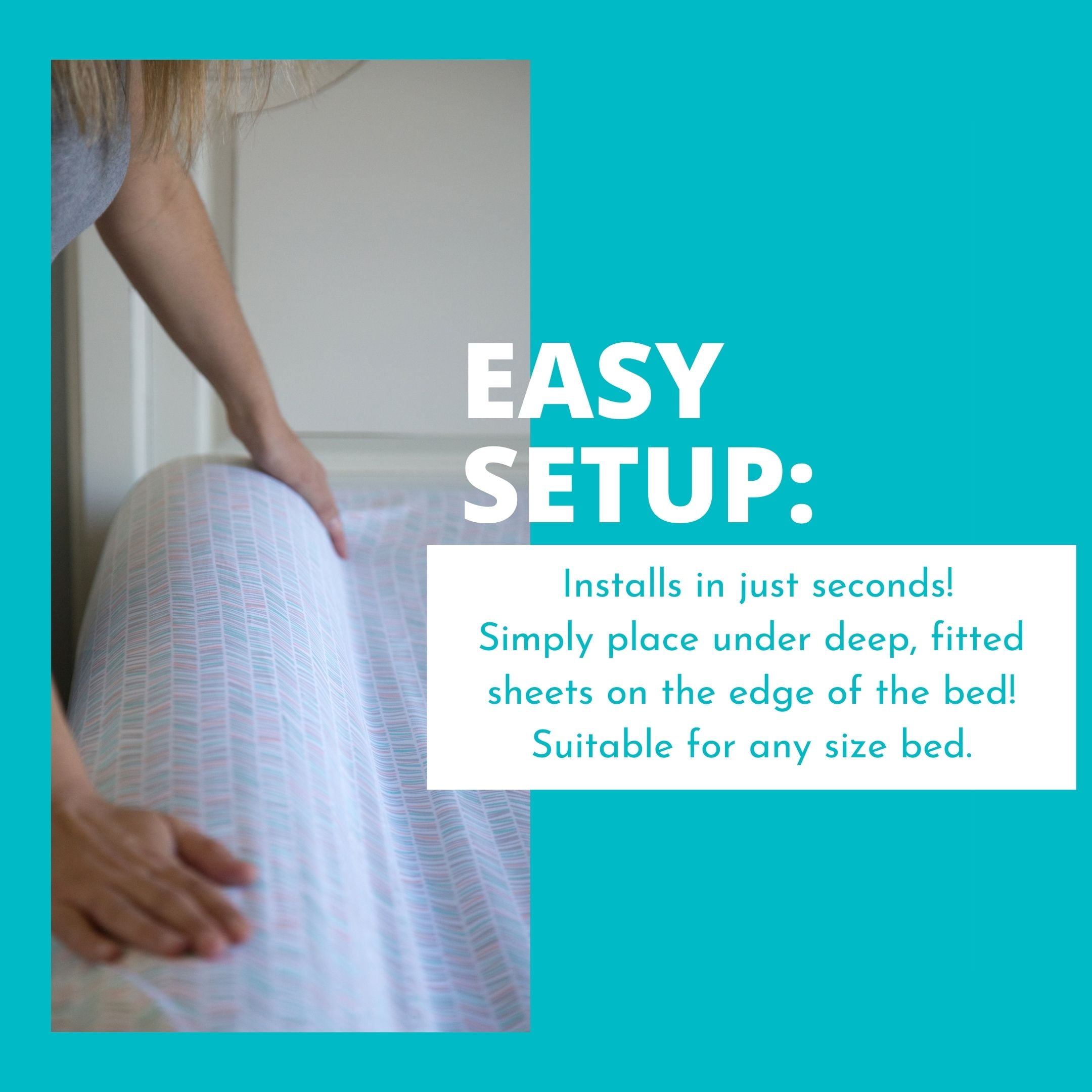 Little Sleepy Head Foam Bed Rail Bed Bumpers For Toddlers - Safeguard Your Kid's Sleep (2 Pack)