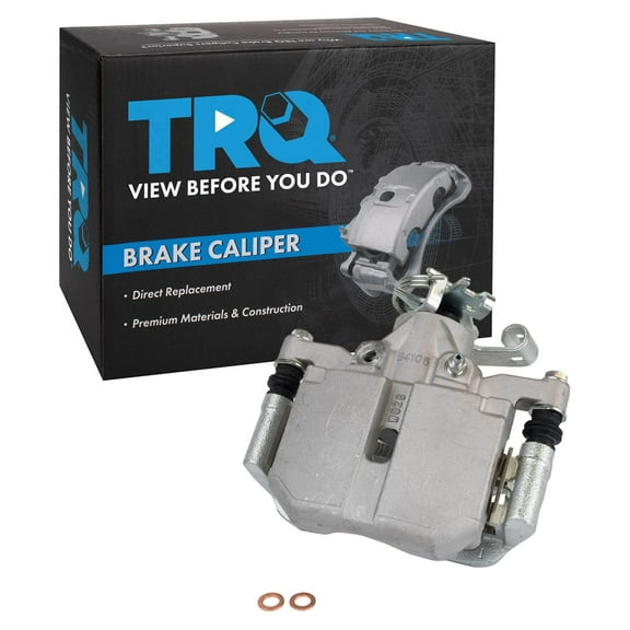TRQ Rear Left Brake Caliper w/Bracket Drivers Side Compatible with 2006-2011 Buick Lucerne Cadillac DTS