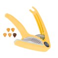 thumbnail image 4 of Guitar Capo Set, Wide Application ABS Portable Quick Release Electric Guitar Capo Clear Tone  For Ukulele For Mandolin Yellow, 4 of 8